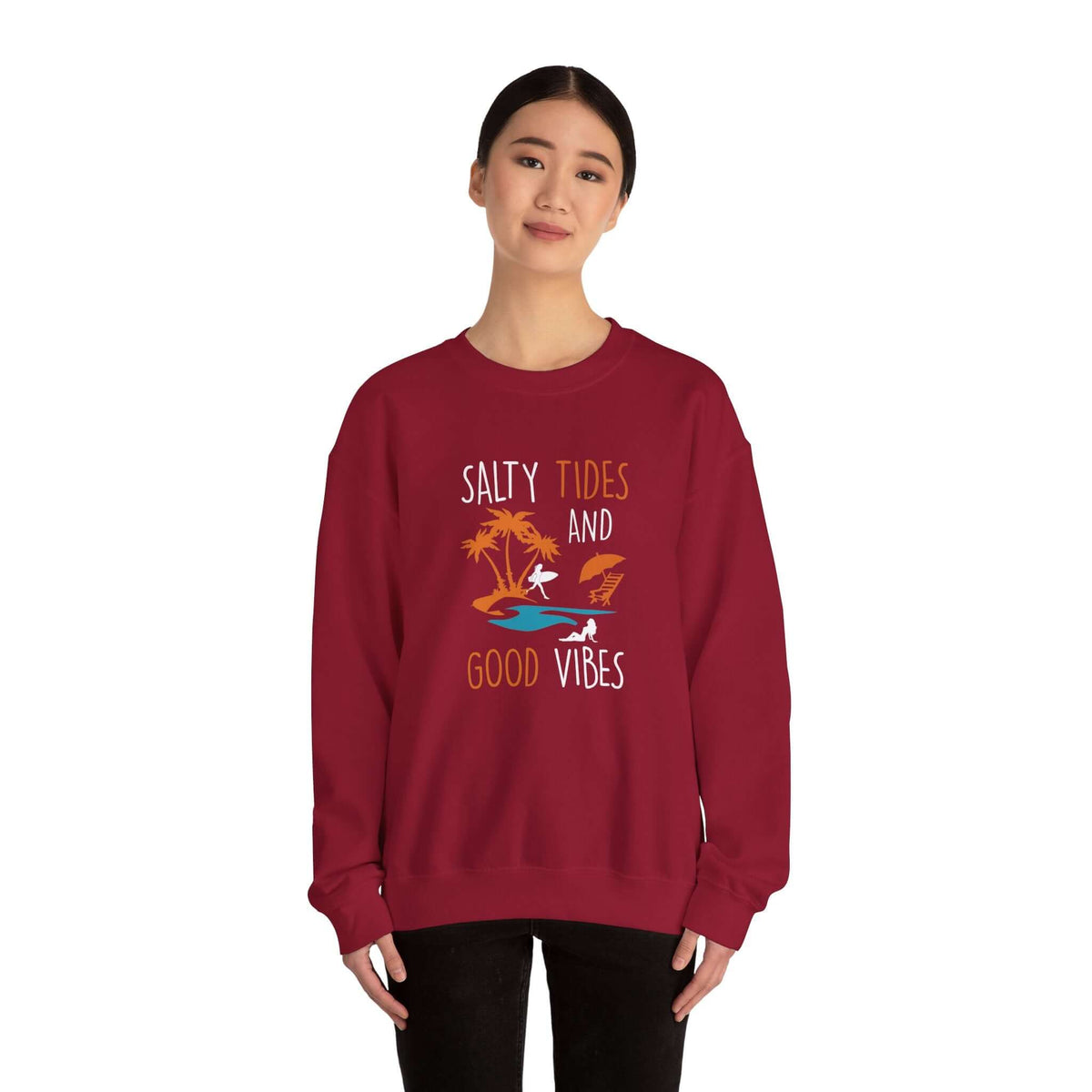 Salty Tides And Good Vibes Unisex Sweatshirt - RC’nSONS