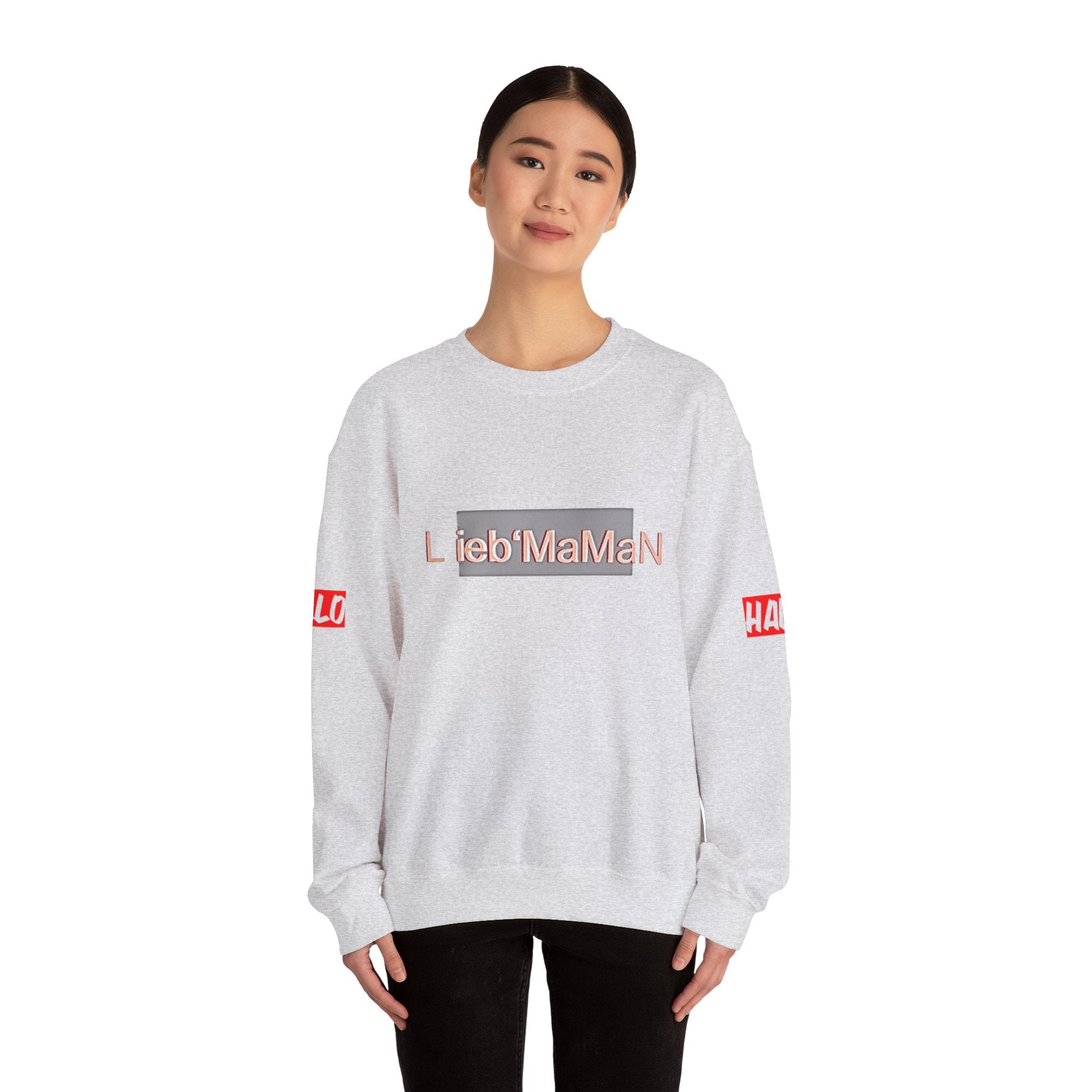 Lieb'MaMan Unisex Heavy Blend Crewneck Sweatshirt - Gift for Mom Printify