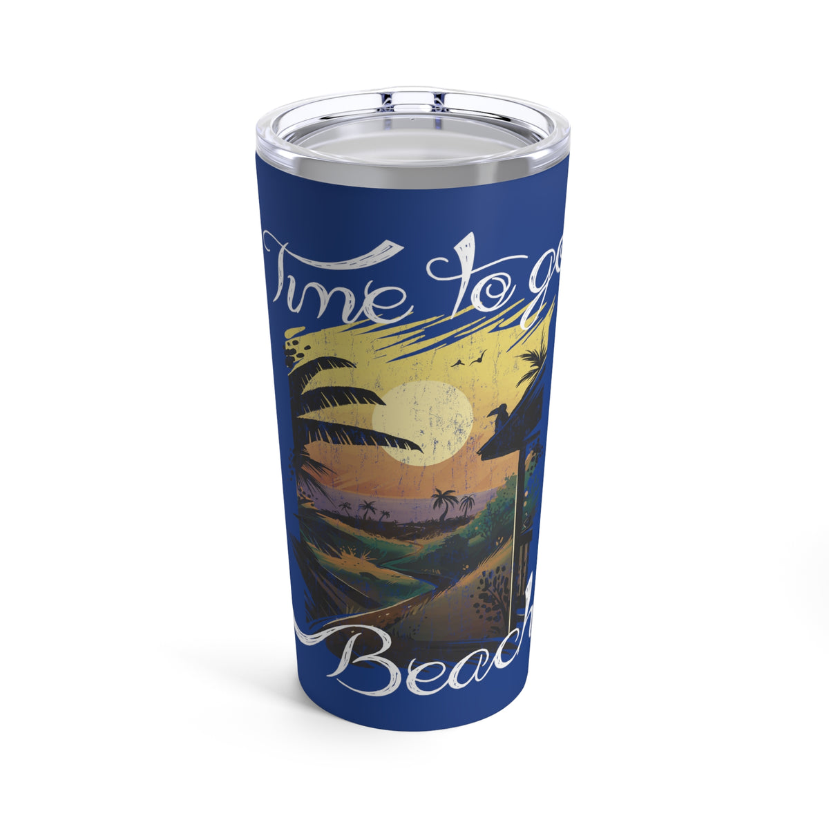 Time To Go Beach Bottle