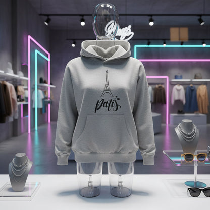 Hoodie - Minimalistic Letter 'R' Design Printify