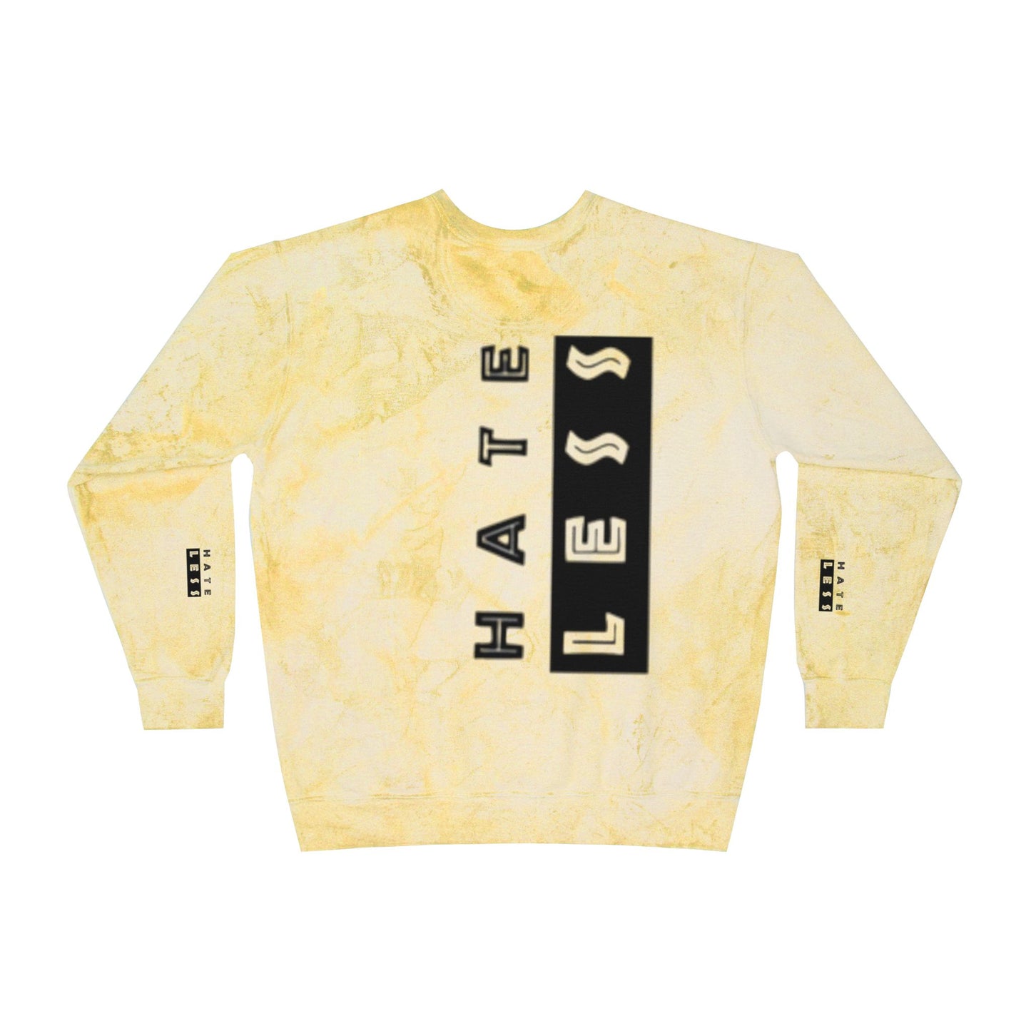 Color Blast Crewneck Sweatshirt - Hate Less Statement Apparel