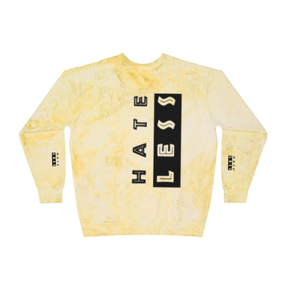 Color Blast Crewneck Sweatshirt - Hate Less Statement Apparel