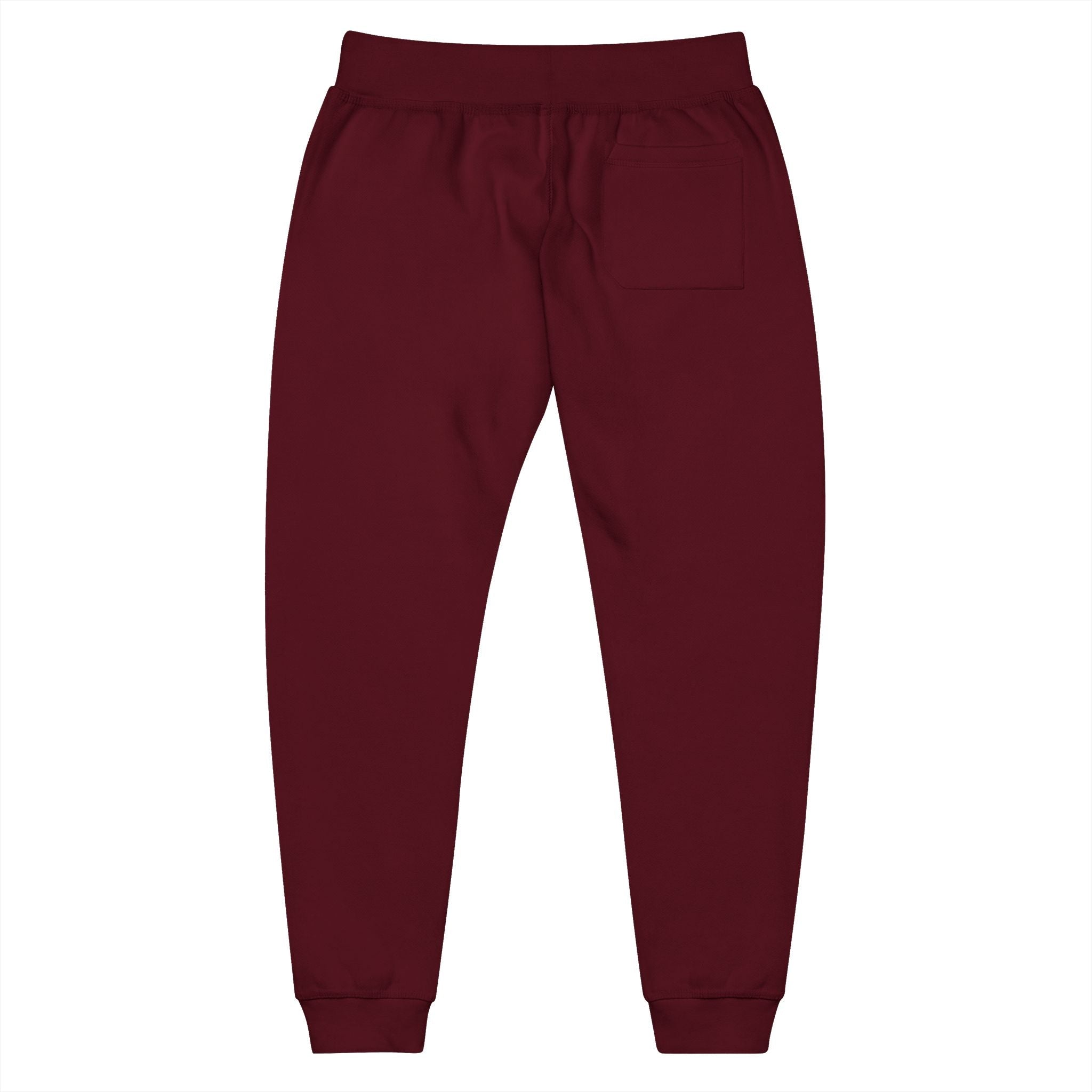 Cozy Cat Embroidered Fleece Sweatpants for Relaxation & Lounging Printify