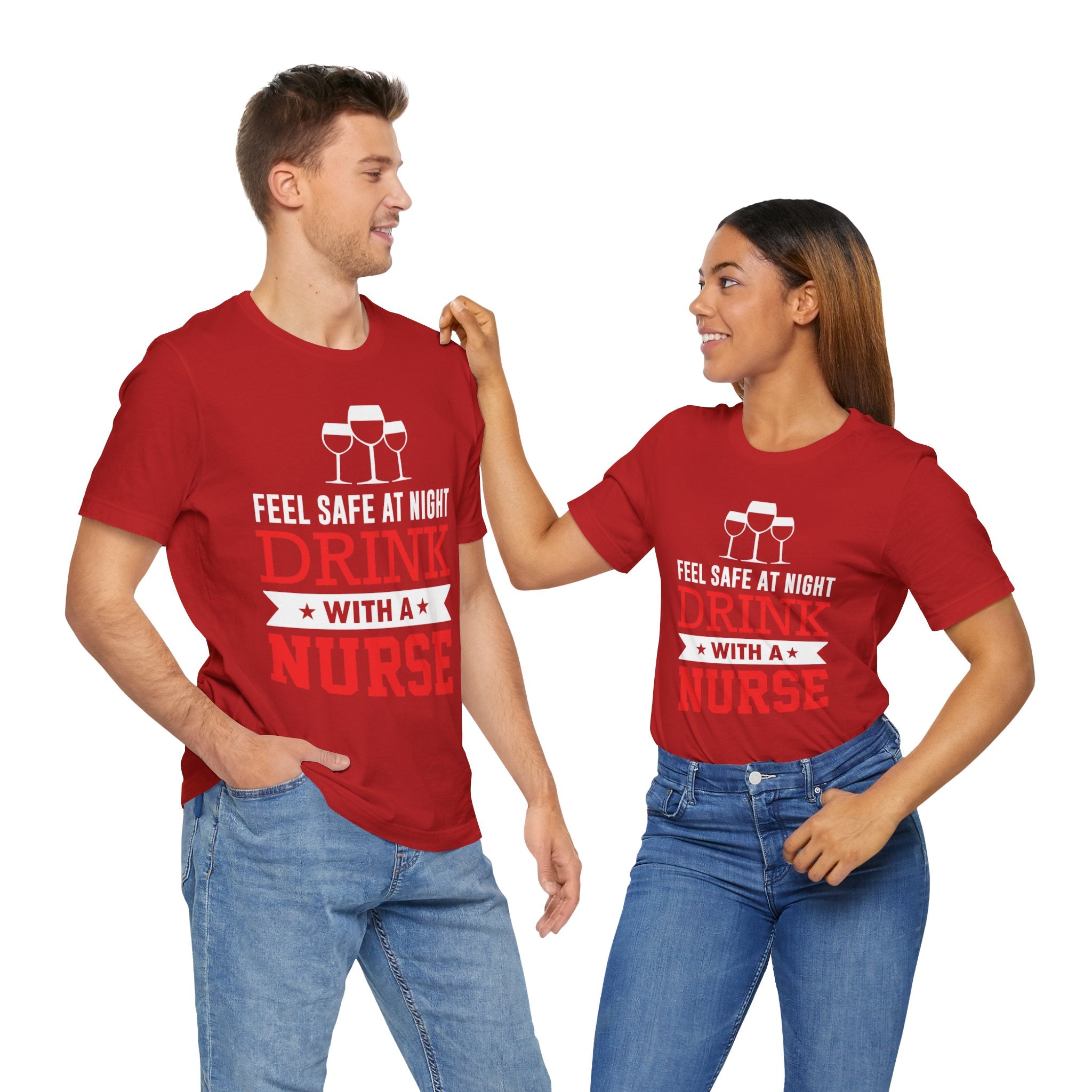 Sentez-vous en sécurité la nuit, buvez un tee-shirt unisexe 