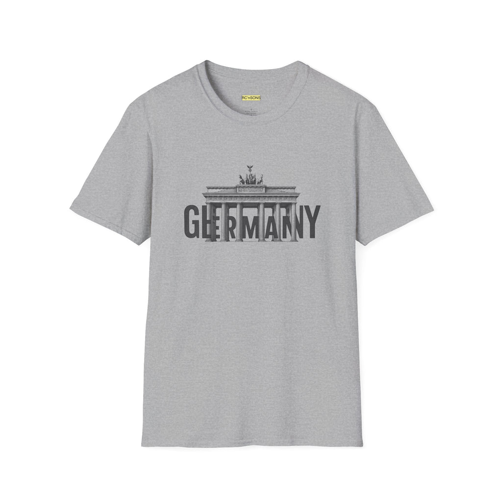 Berlin Landmark Unisex Softstyle T-Shirt - Casual Travel Tee, Gift for Travelers, Germany Pride, Souvenir Shirt, City Exploration Apparel Printify