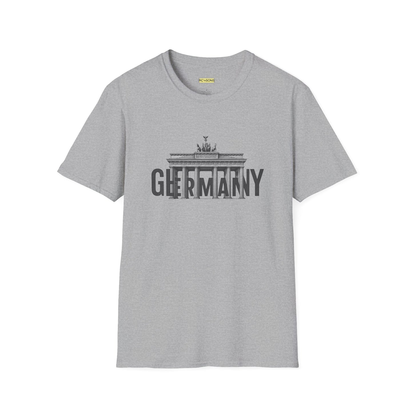 Berlin Landmark Unisex Softstyle T-Shirt - Casual Travel Tee, Gift for Travelers, Germany Pride, Souvenir Shirt, City Exploration Apparel Printify