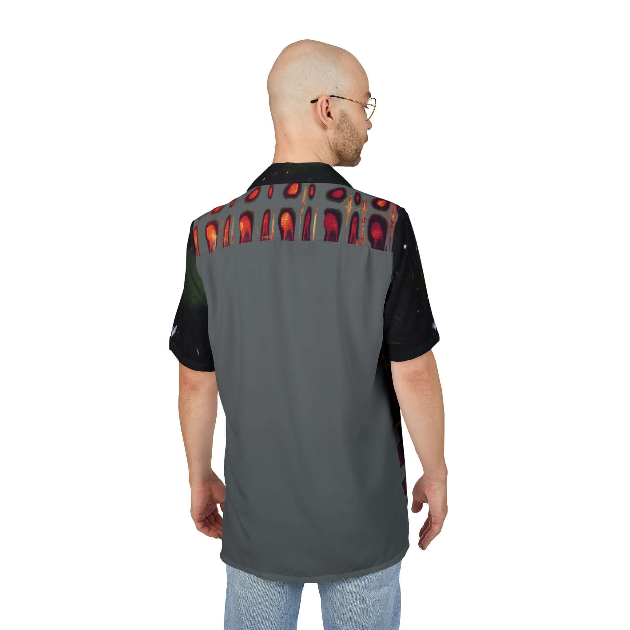 Short Sleeve Shirt - Unisex Hawaiian Button-Down Shirt Design