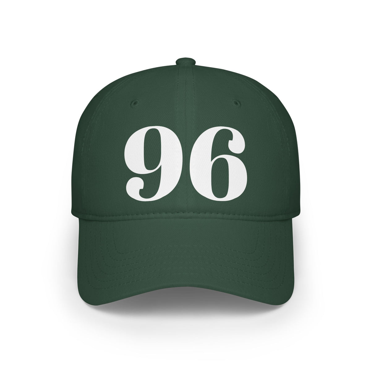 Vintage Red Baseball Cap with Bold '96' Design | Casual Sportswear