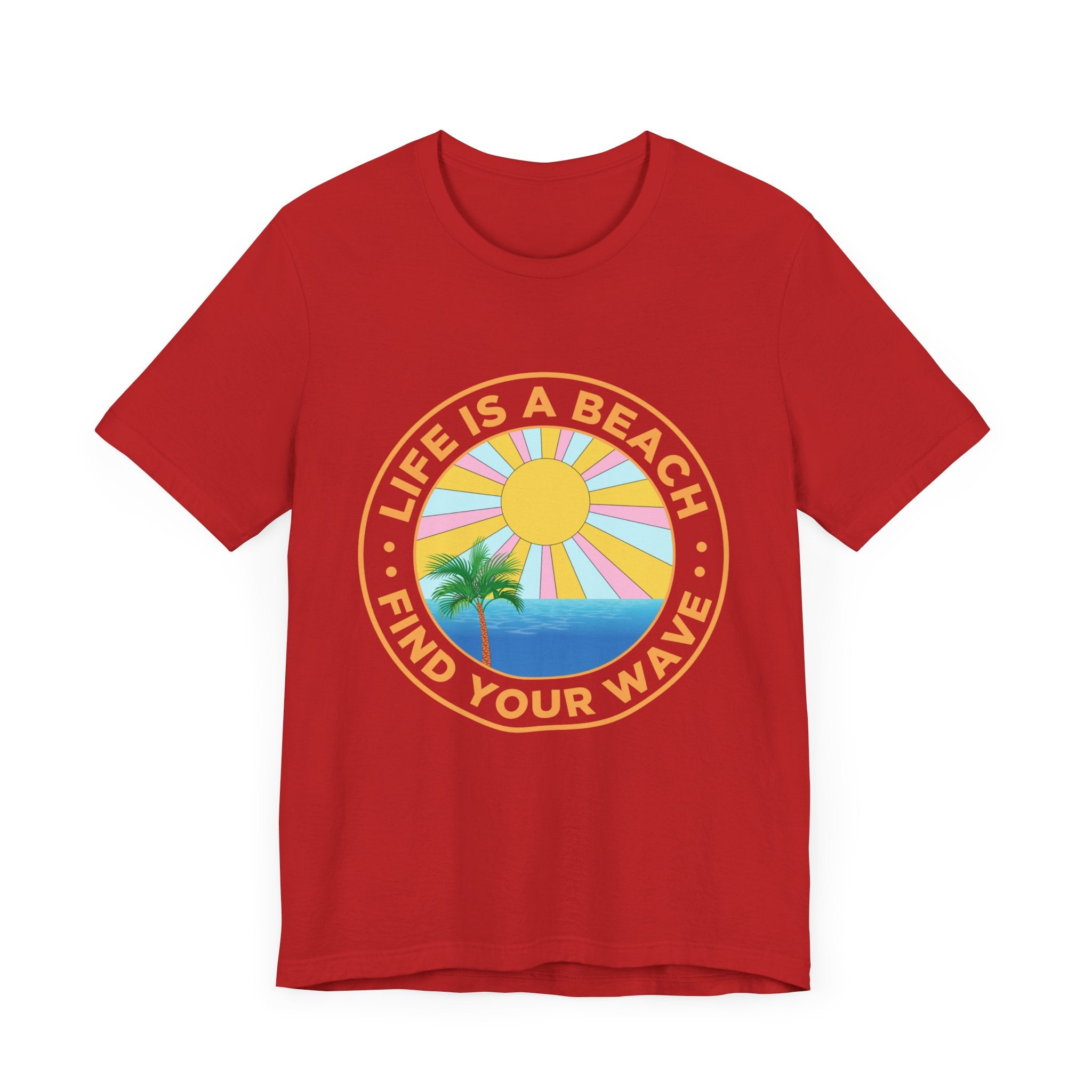 La vie est un tee-shirt unisexe de plage 