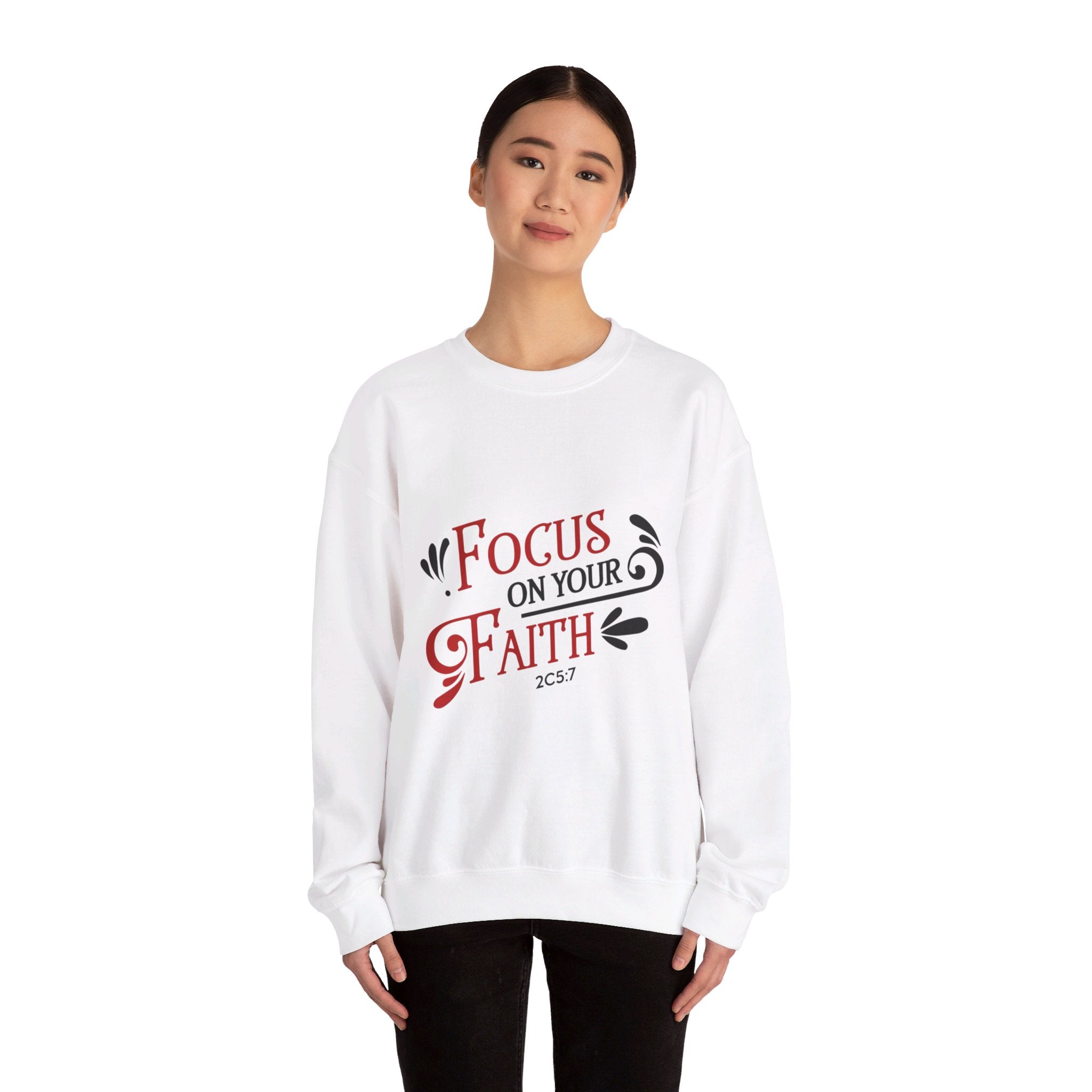 Concentrez-vous sur votre sweat-shirt unisexe foi 