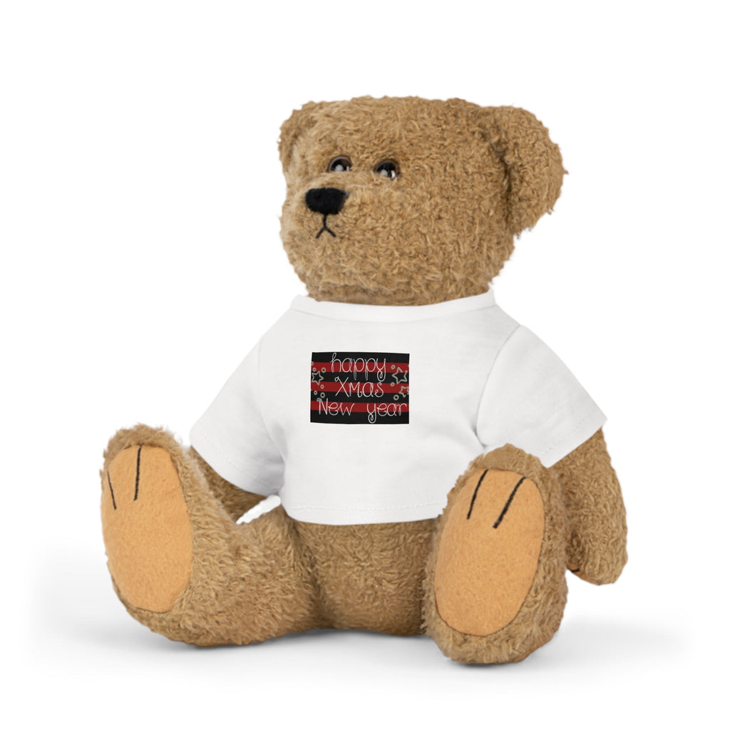 New Year Plush Toy with T-Shirt,Cute Stuffed Animal Printify