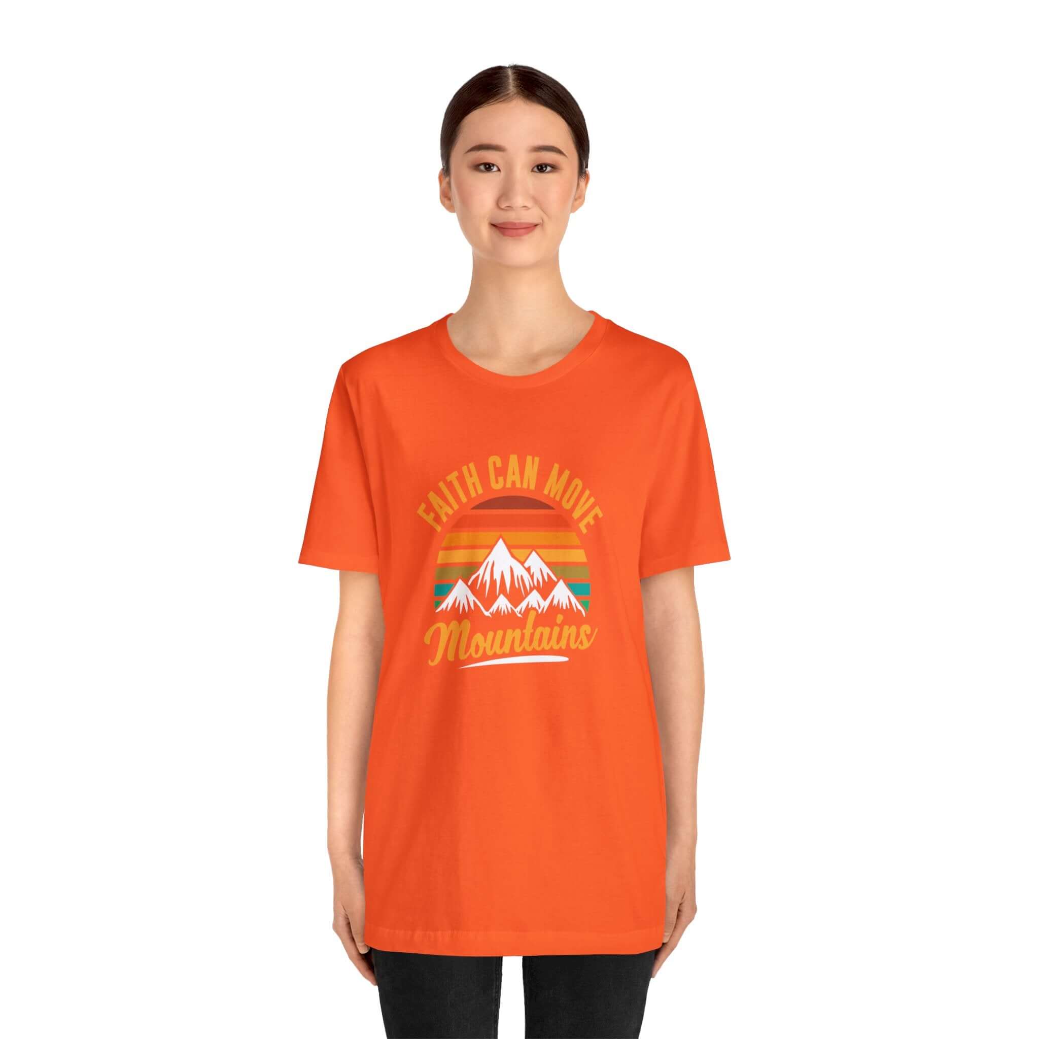 Faith Can Move Mountains Unisex Tee - RC’nSONS