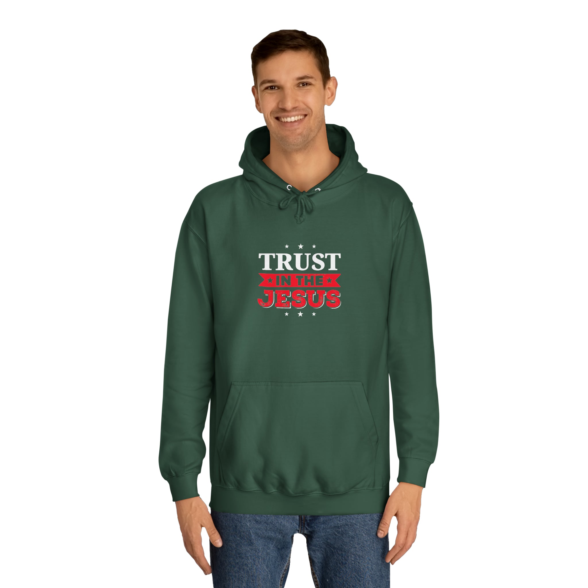 Faites confiance au sweat à capuche unisexe Jésus 