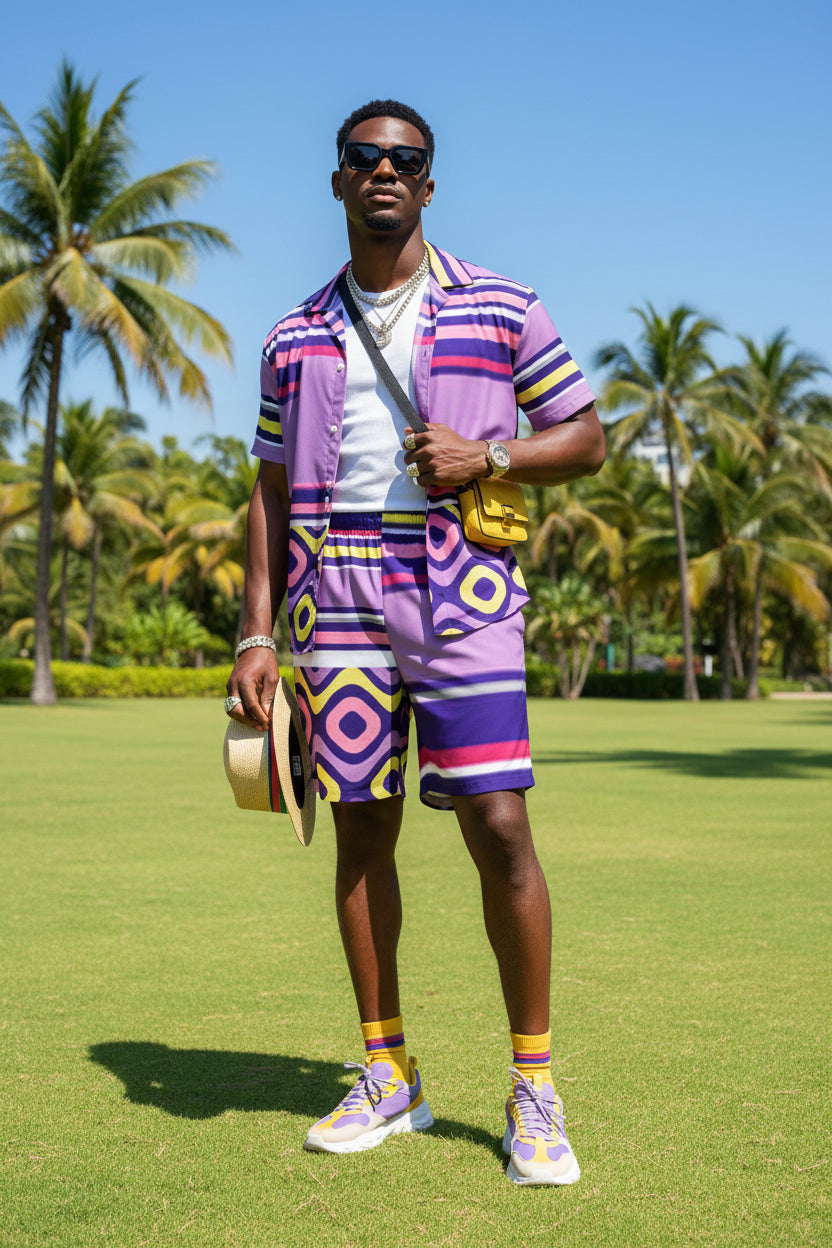 Unisex Modern Sports Shorts — All-Over Print Athletic Shorts