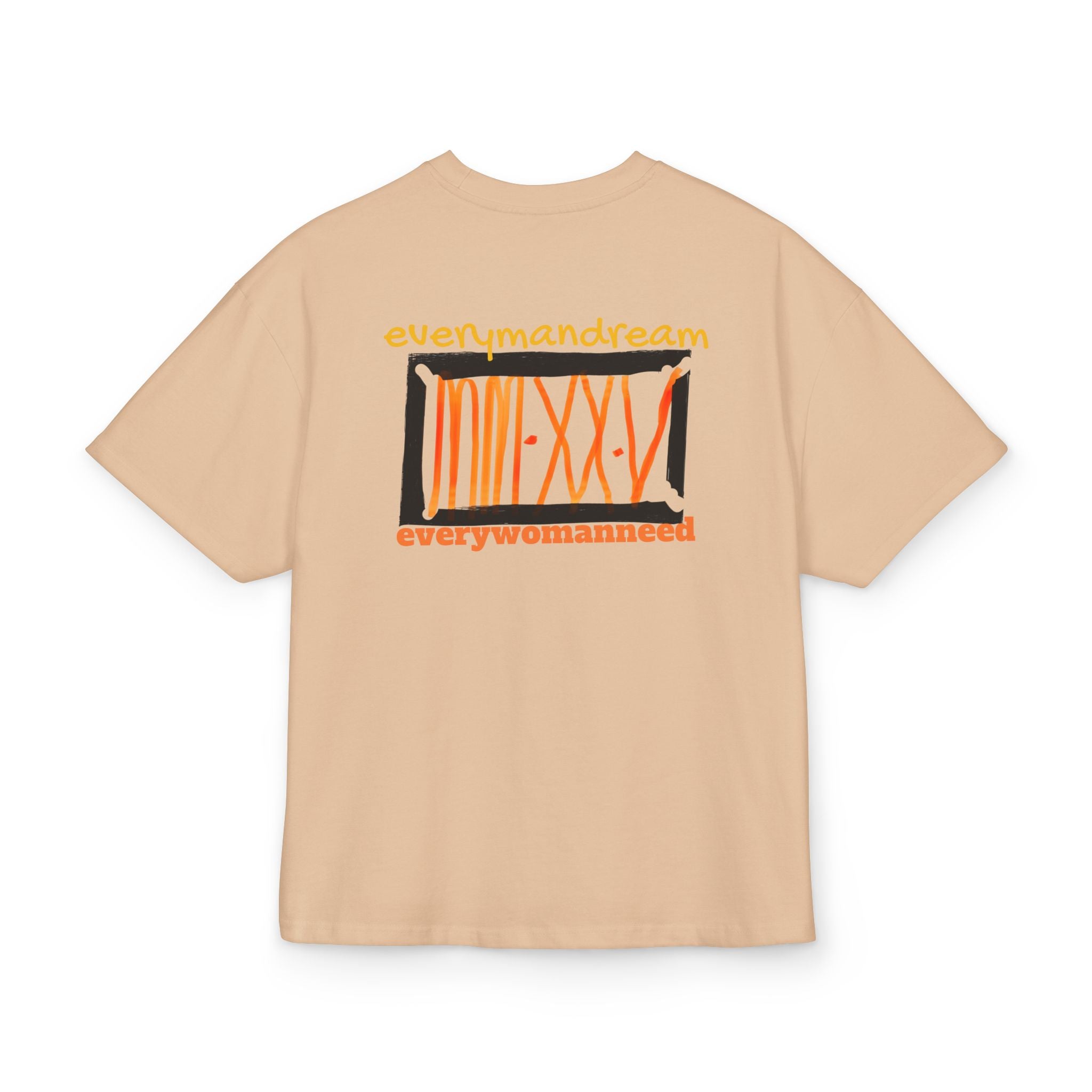 Everyman Dream Unisex Box Tee - Soft Cotton Graphic T-Shirt for Casual Style