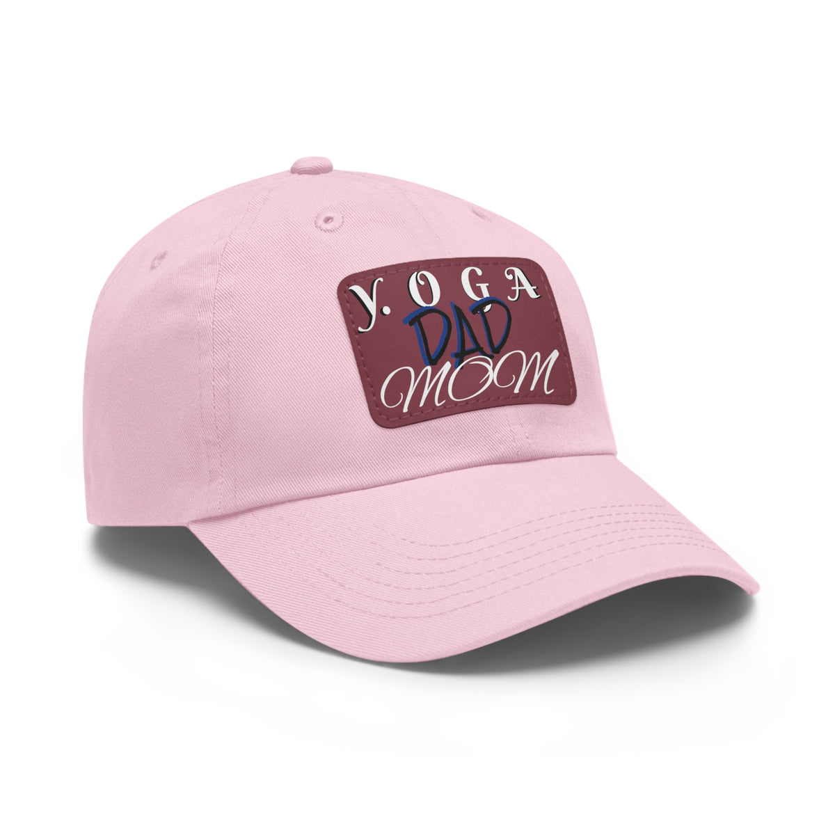 Yoga Dad Hat with Leather Patch - Casual Style for Active Parents