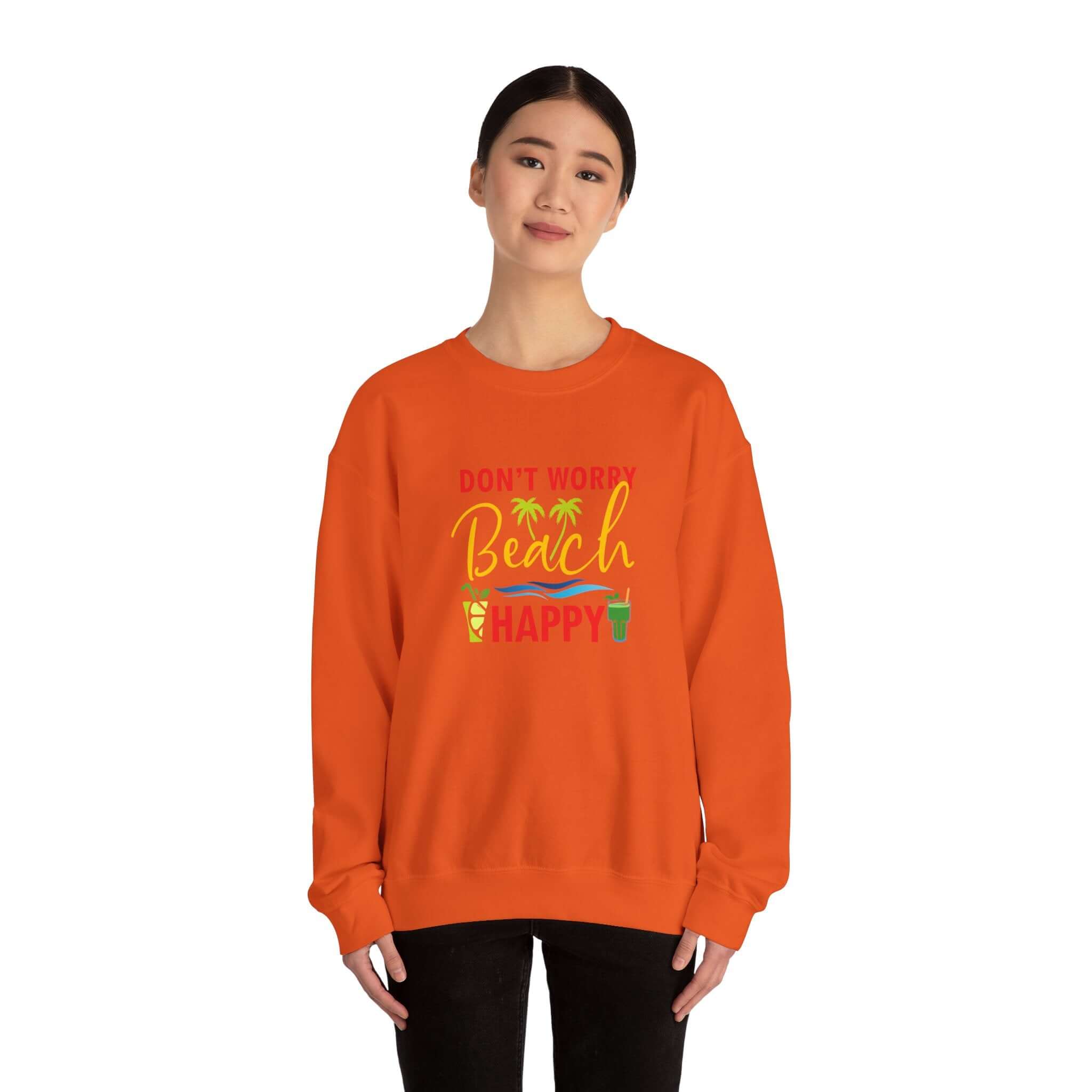 Don't Worry Beach Happy Unisex Sweatshirt - RC’nSONS