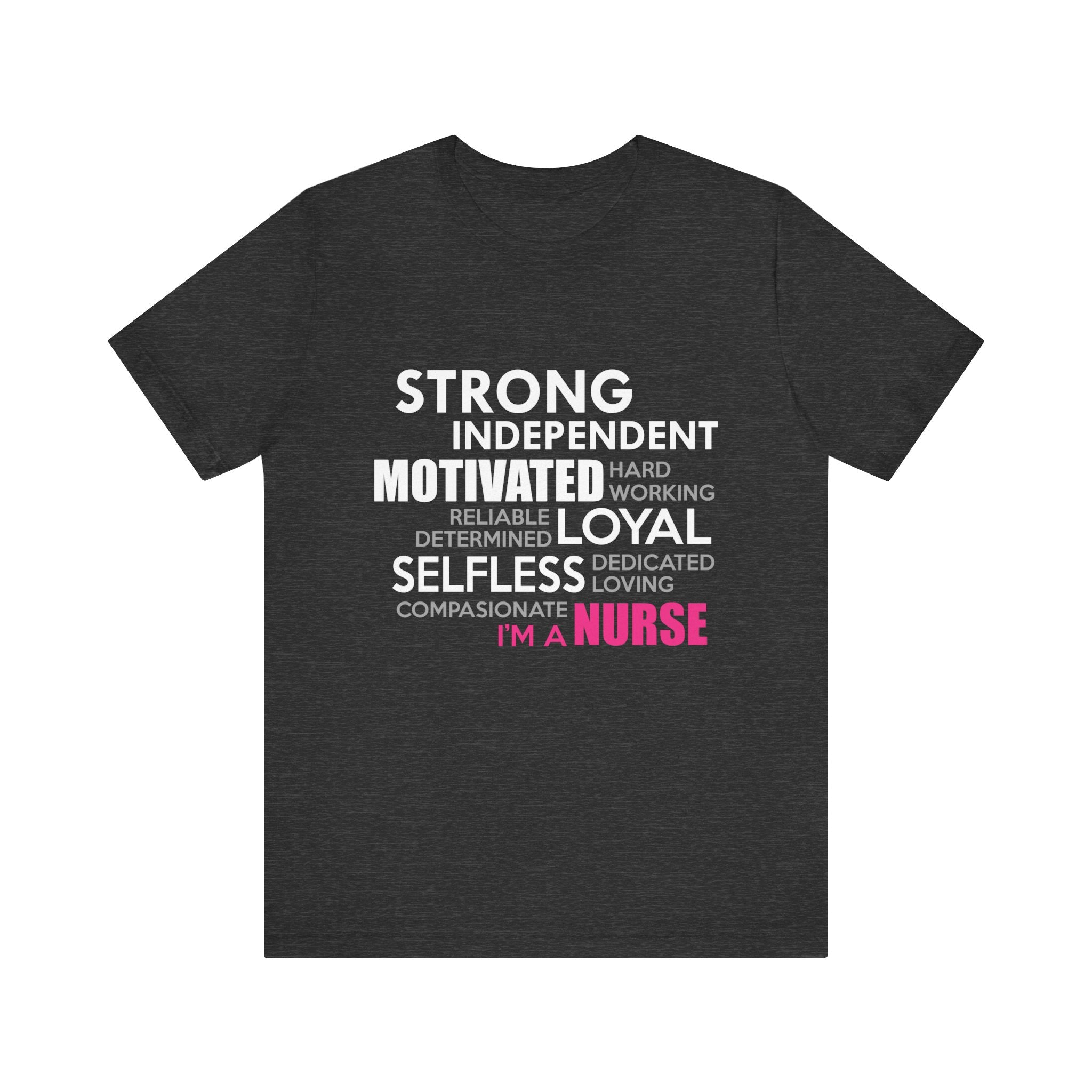 Tee-shirt unisexe fort indépendant, motivé, loyal et désintéressé 