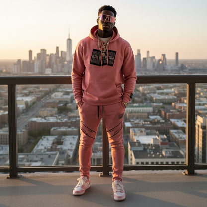 Distressed Graphic Hoodie — Vintage Pigment-Dyed Streetwear