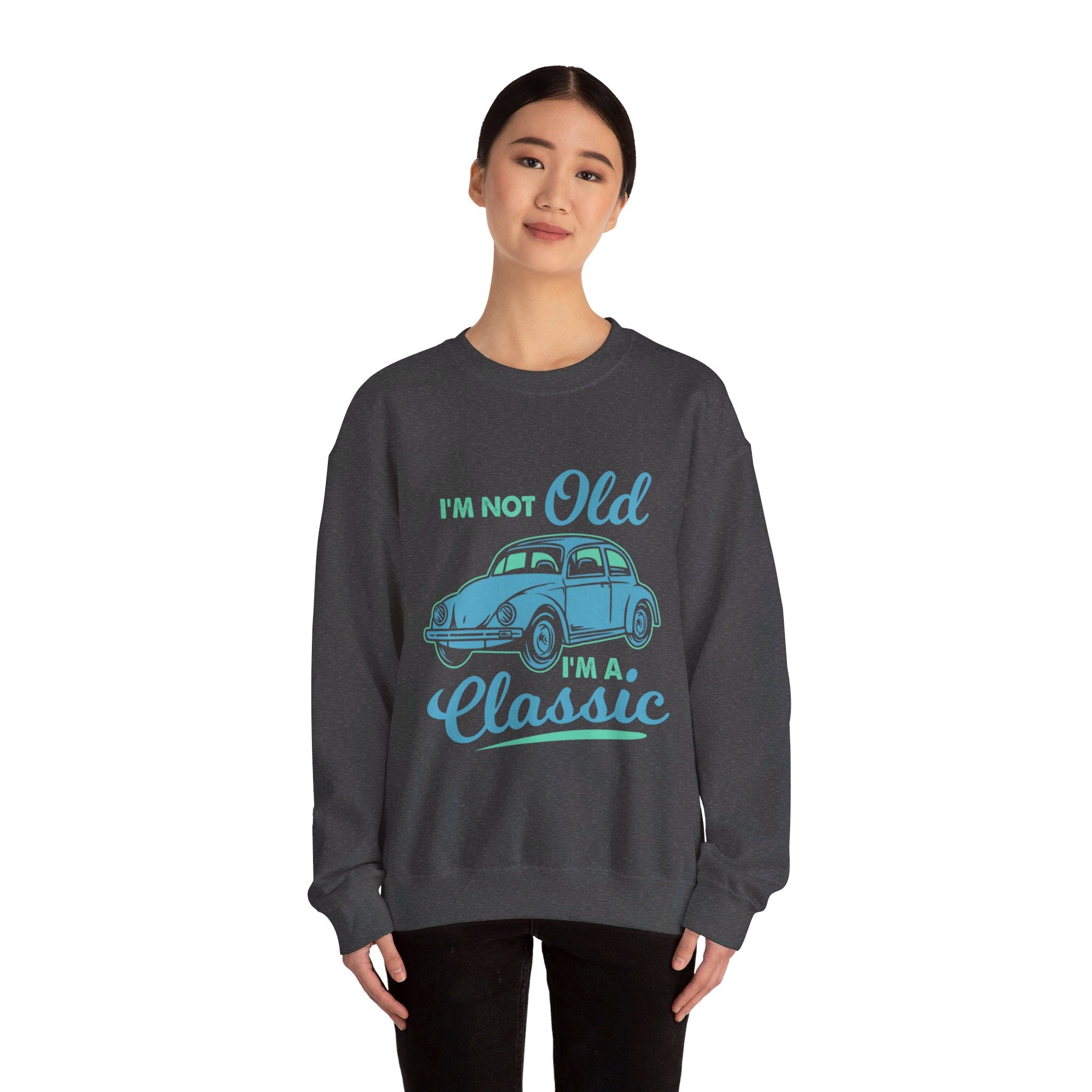 Je ne suis pas vieux, je suis un sweat-shirt unisexe classique 