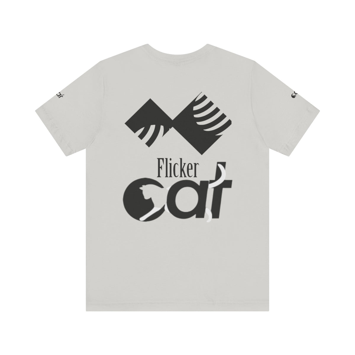Flicker Cat Graphic Tee - Unisex Jersey Short Sleeve T-Shirt for Cat Lovers