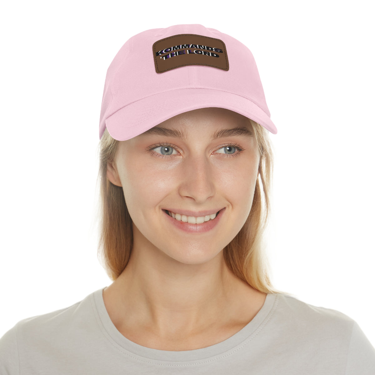 Dad Hat - Kommands The Lord Leather Patch Cap