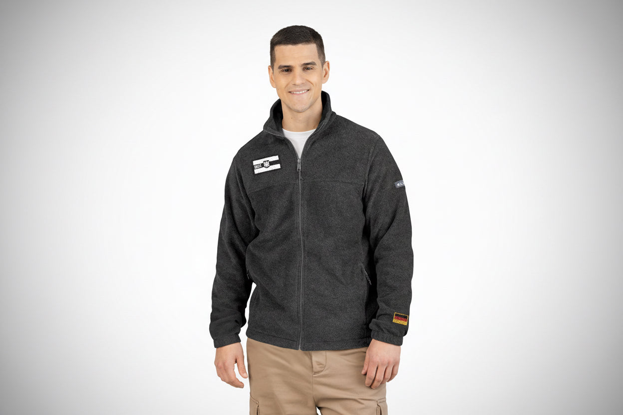 Chic Jacket Embroidered Columbia Fleece Jacket