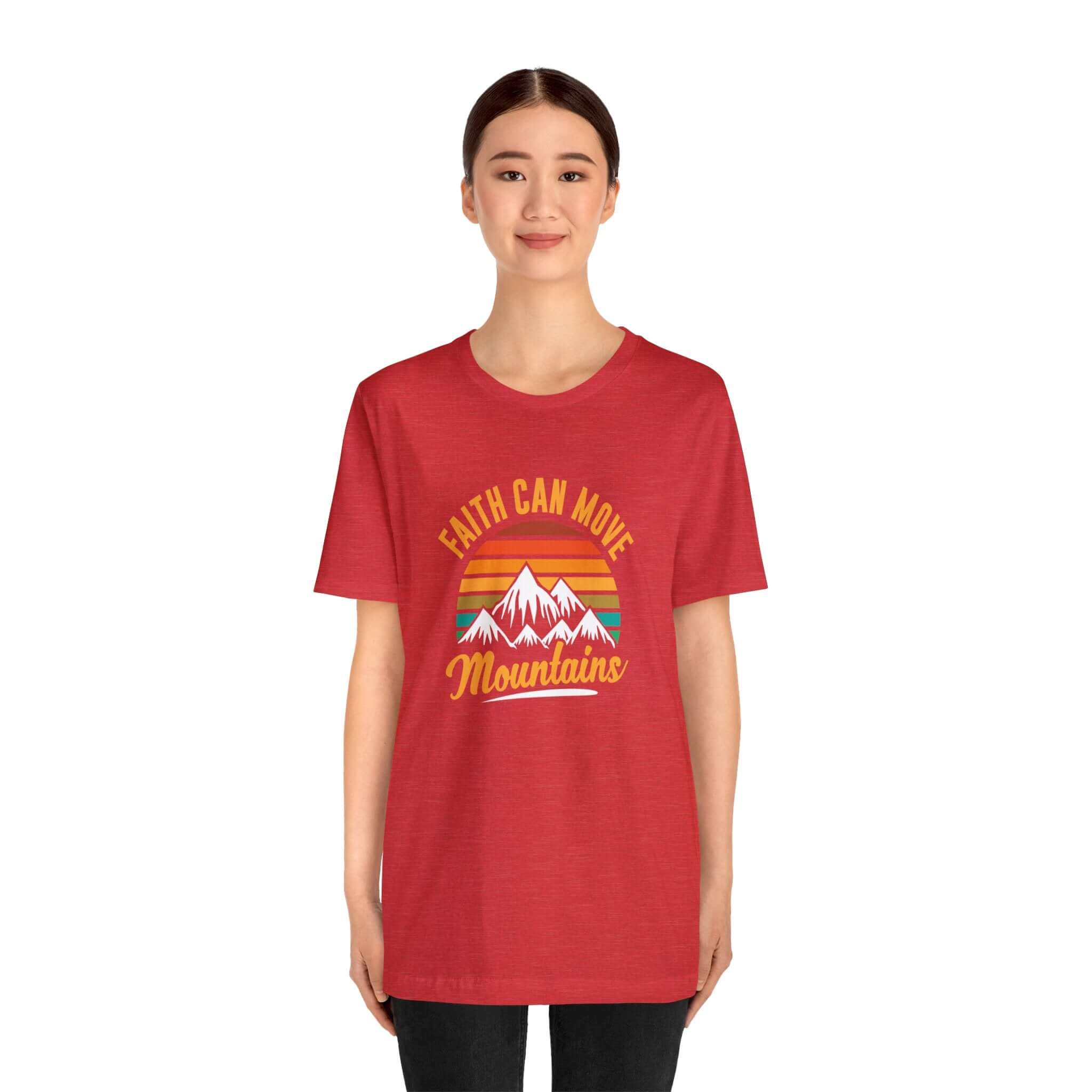 Faith Can Move Mountains Unisex Tee - RC’nSONS