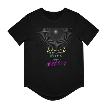 Men's Jersey Curved Hem Tee