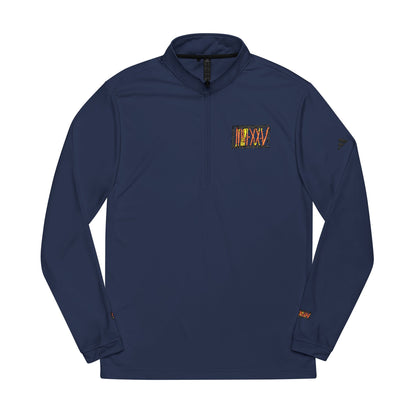 Quarter-Zip Pullover Embroidered with MMXXV Design - Sweatshirt