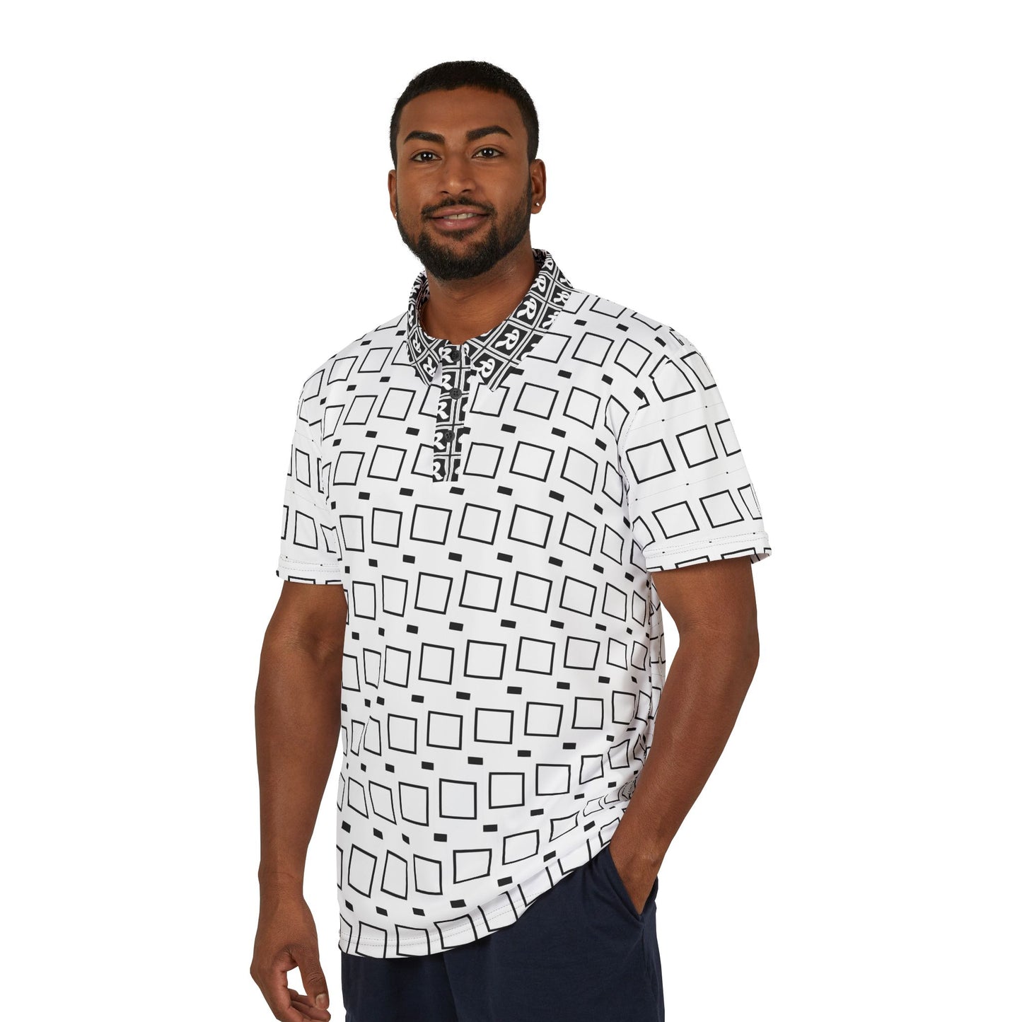 Stylish Unisex Polo Shirt - Modern Graphic Design, Casual Wear, Gifts, Summer Outfits, Everyday Style, Unique Patterns