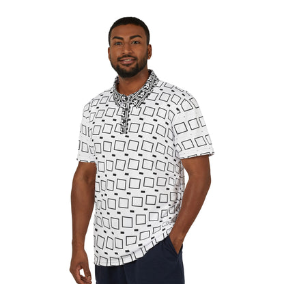 Stylish Unisex Polo Shirt - Modern Graphic Design, Casual Wear, Gifts, Summer Outfits, Everyday Style, Unique Patterns