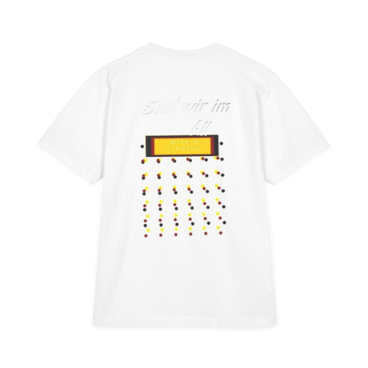 T-Shirt - Sind wir im All German Quote Drop-Shoulder Unisex Tee