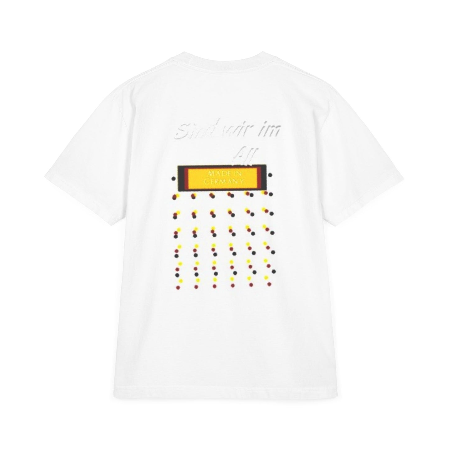 T-Shirt - Sind wir im All German Quote Drop-Shoulder Unisex Tee