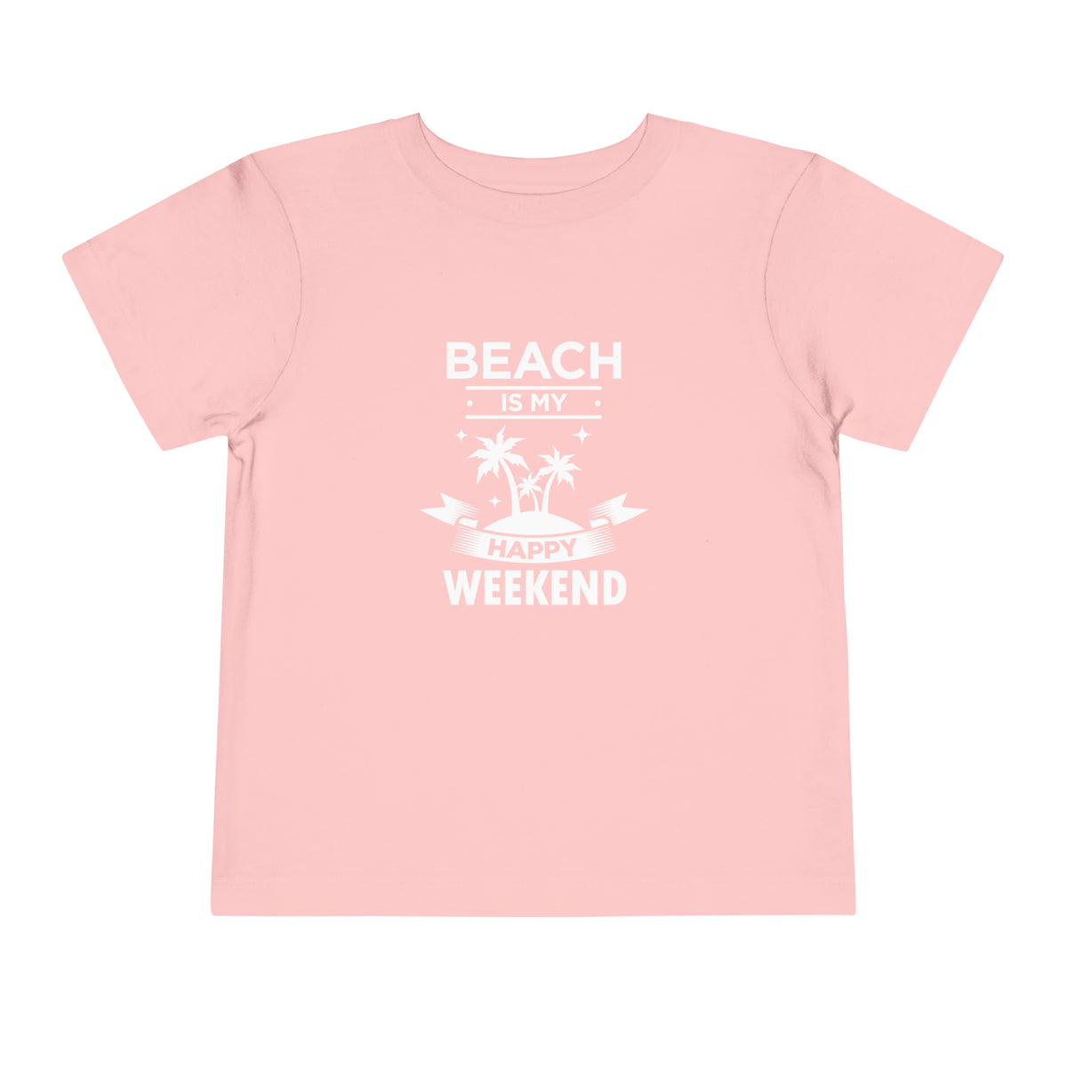 Beach Is My Happy Weekend Toddler Tee
