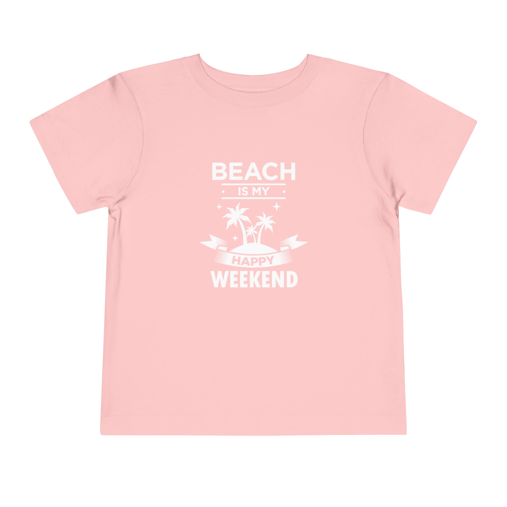 Beach Is My Happy Weekend Toddler Tee