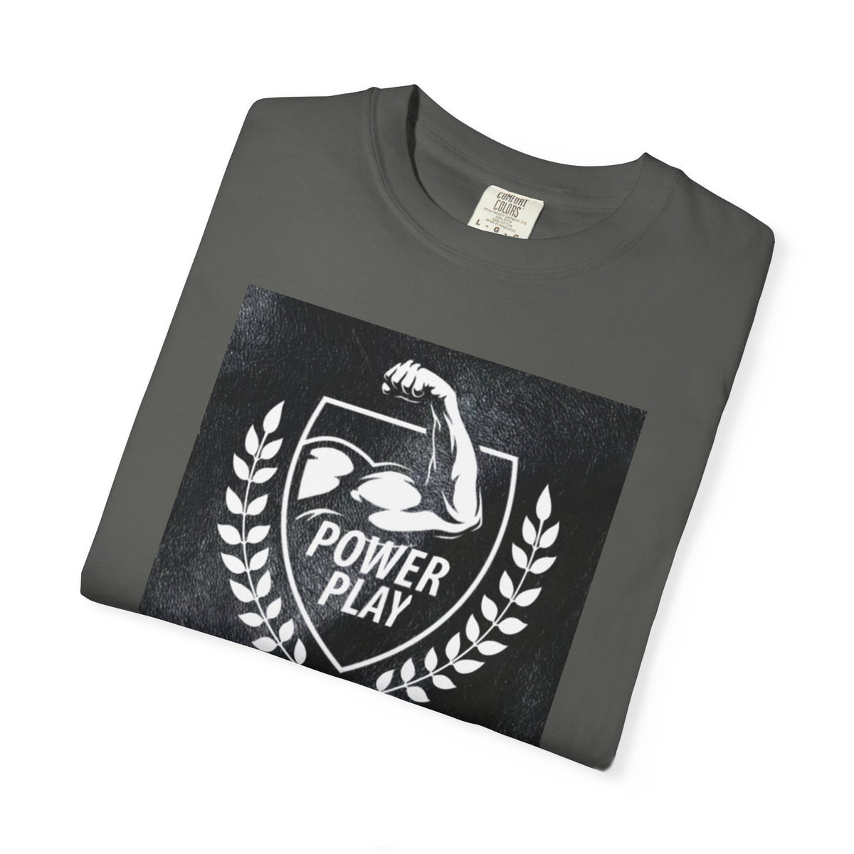 Power Play Unisex Garment-Dyed T-Shirt - Gym Motivation Apparel