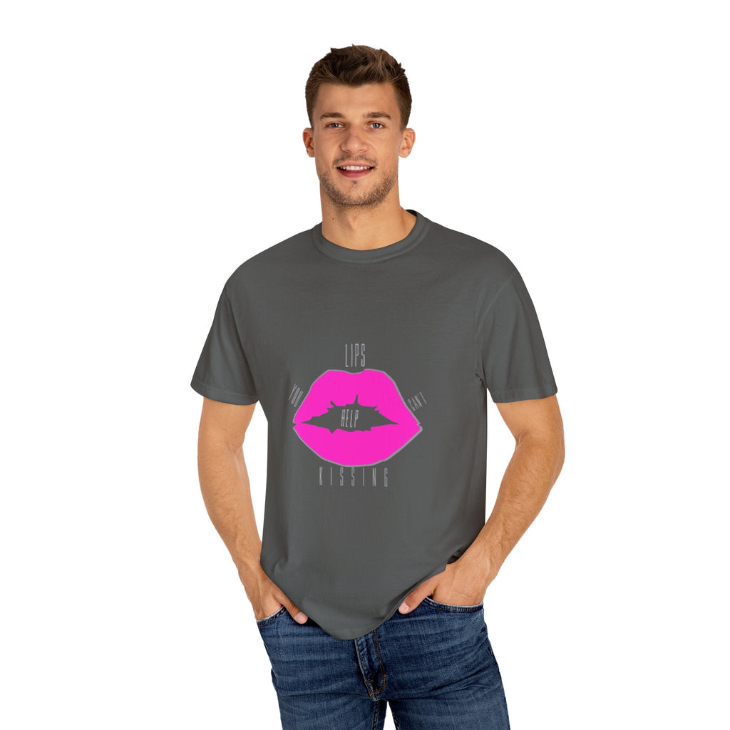 Kiss Mark Graphic Tee, Trendy Unisex T-shirt for Casual Wear, Perfect for Birthdays, Valentine’s Day, or Fun Gatherings, Statement Shirt Printify