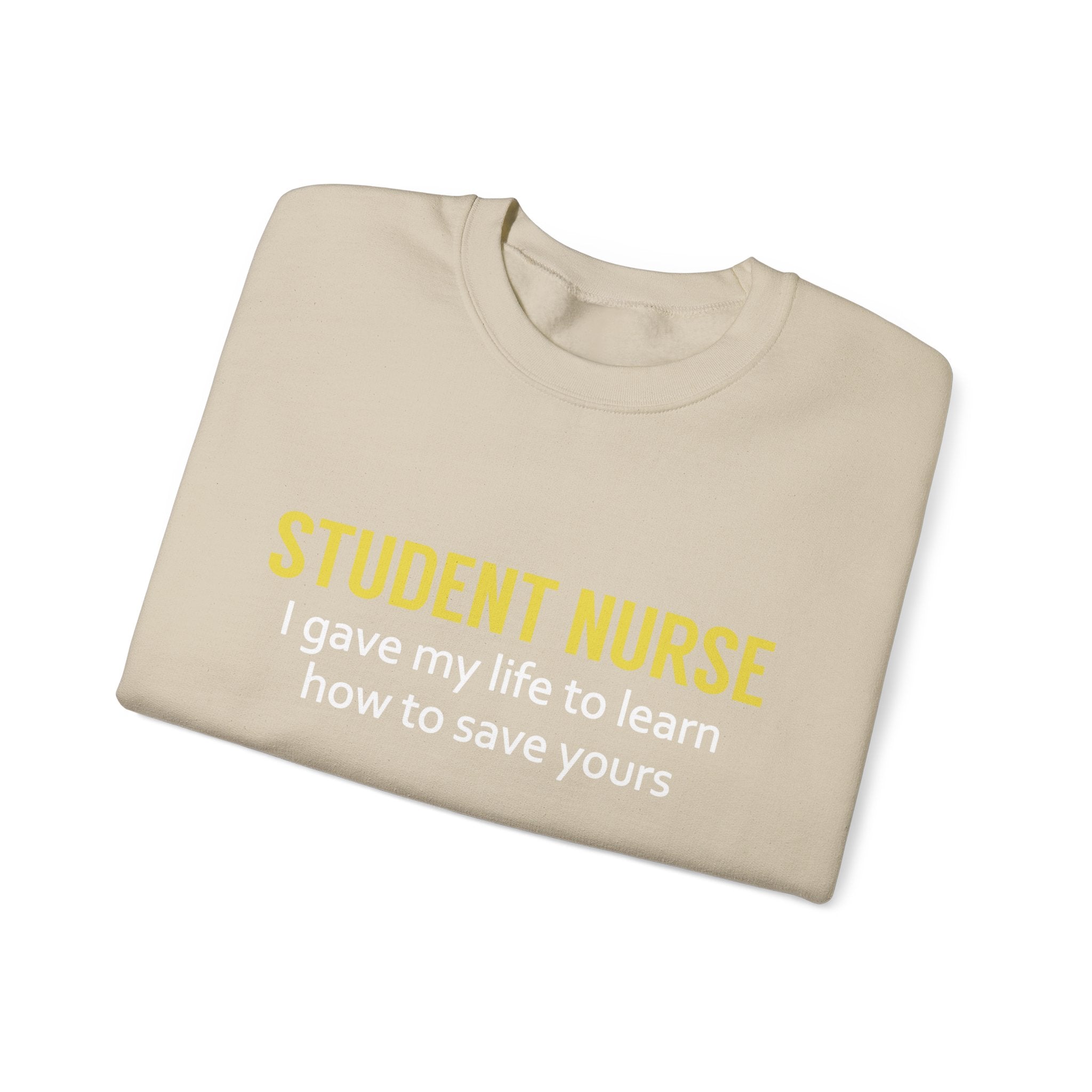 Sweat-shirt unisexe étudiant infirmière 