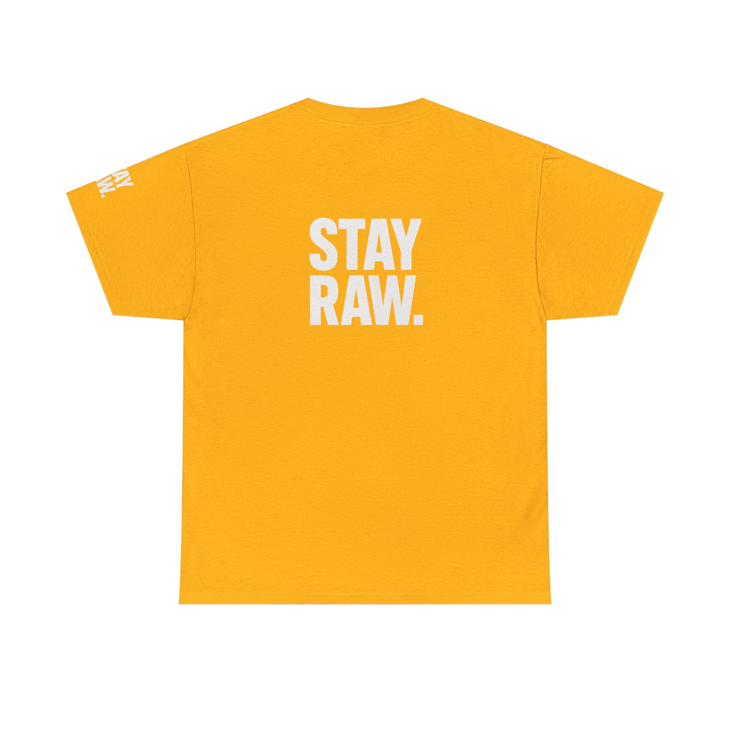 Raw Energy Unisex Tee - Stay Raw, Casual Wear, Street Style, Everyday Outfit, Graphic Tee, Gift for Him/Her Printify