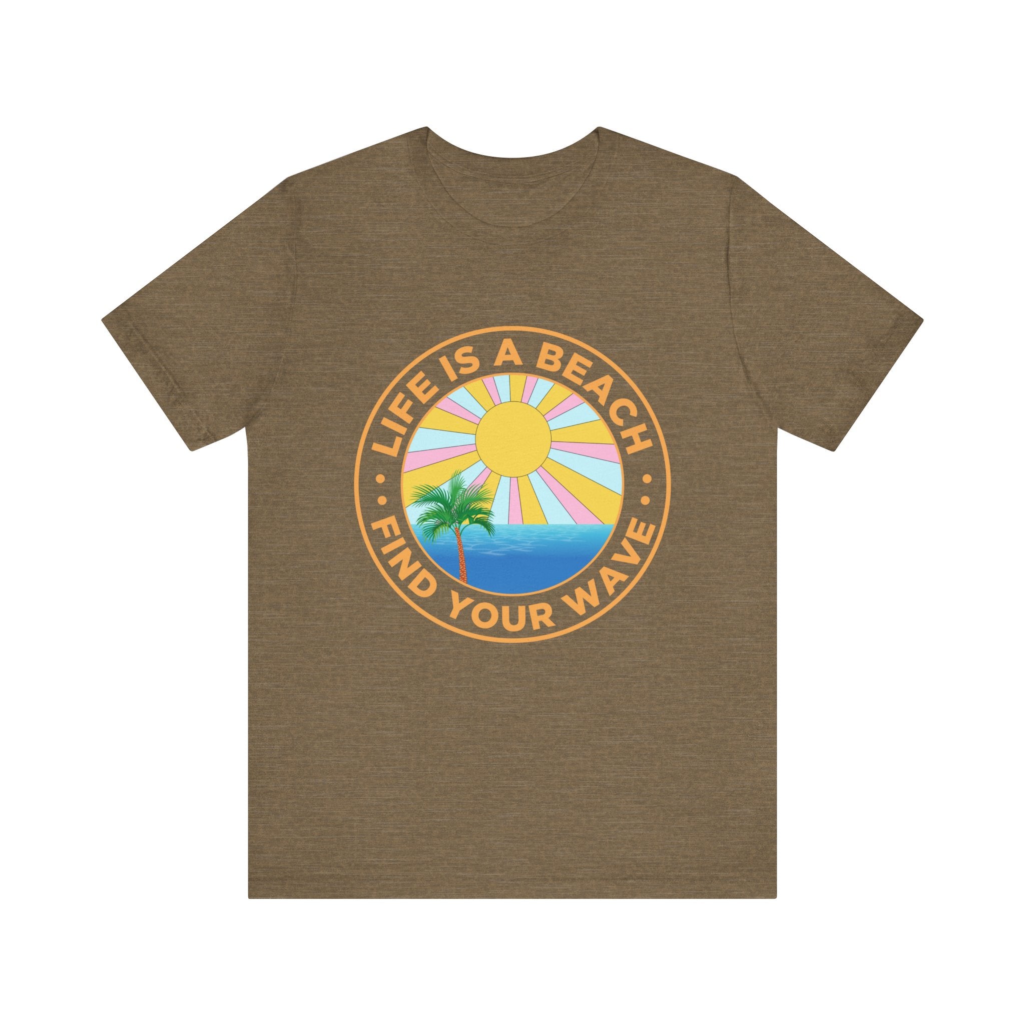 La vie est un tee-shirt unisexe de plage 