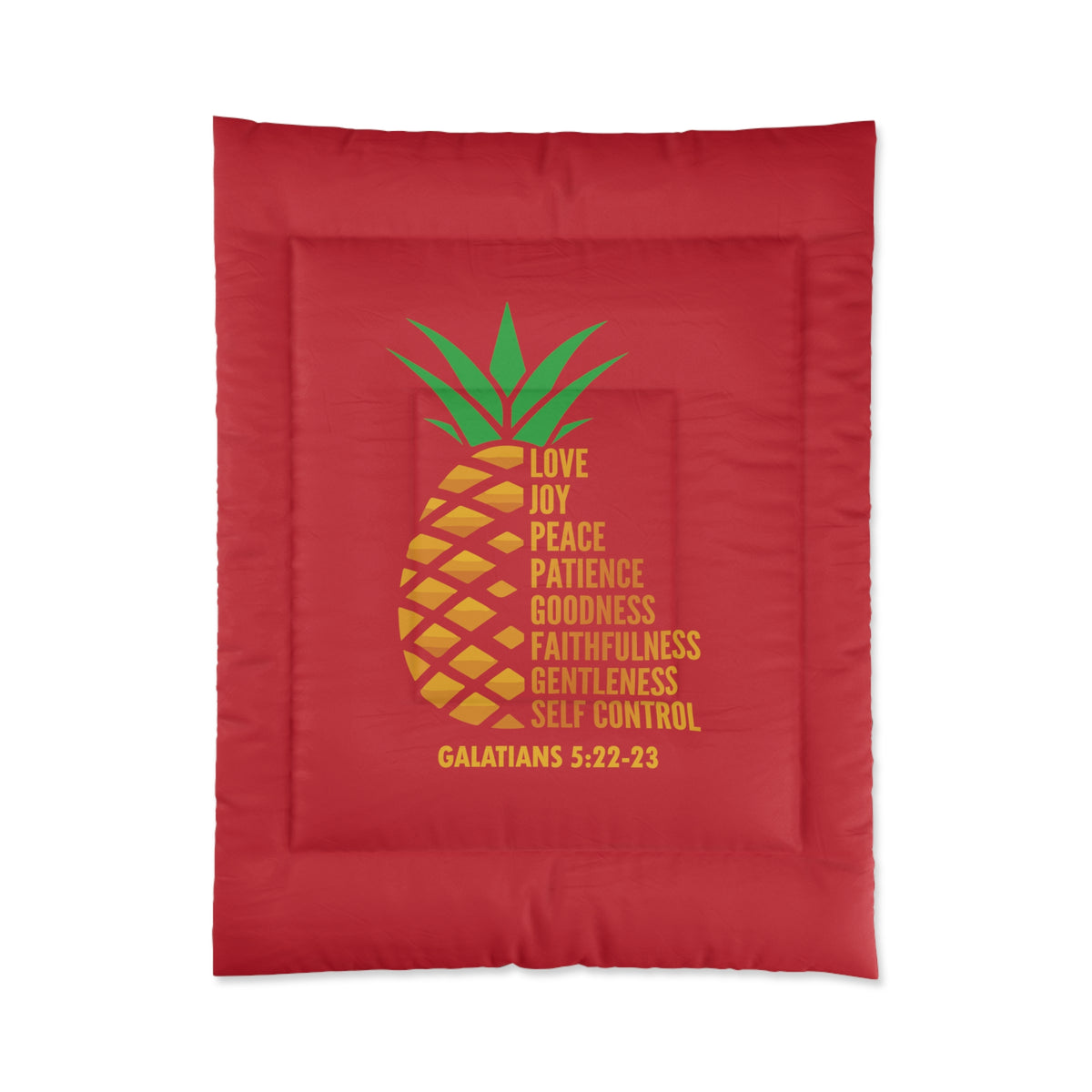 Love Joy Peace Comforter