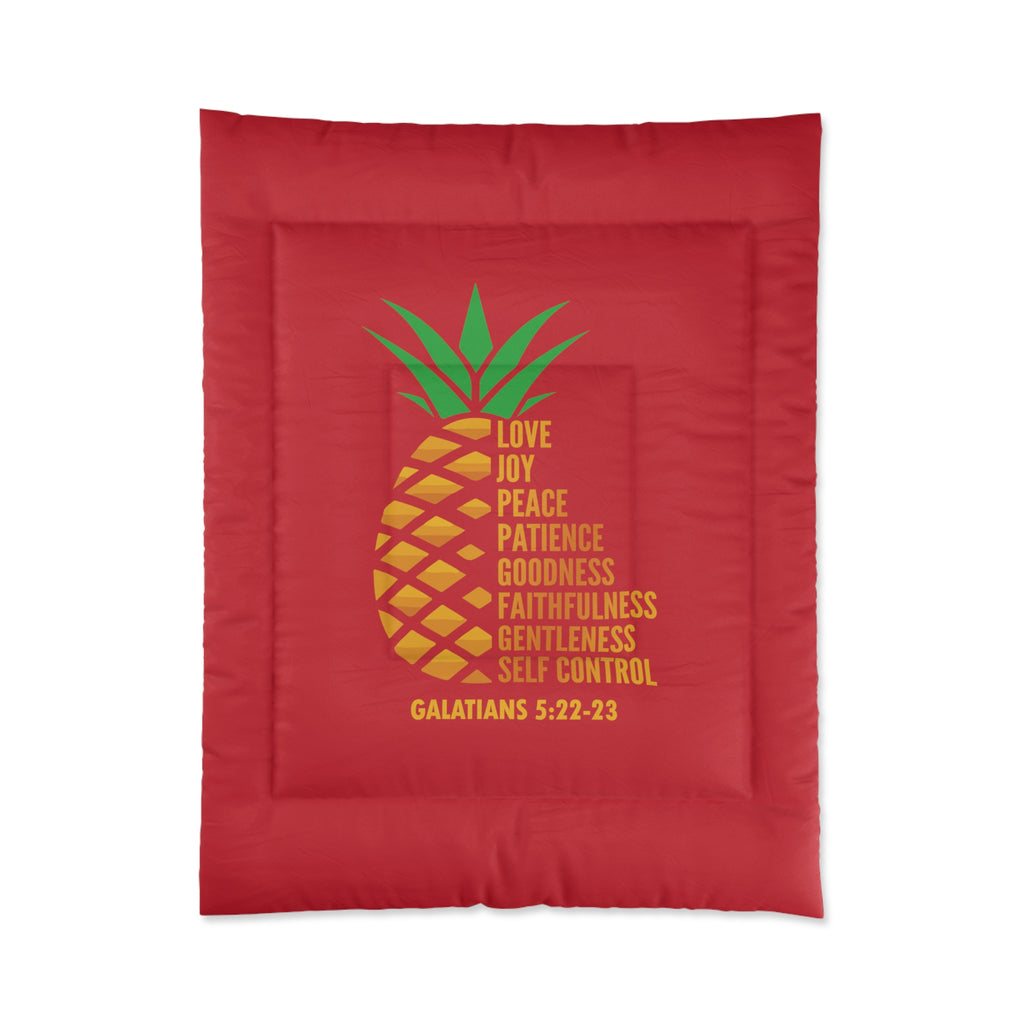 Love Joy Peace Comforter