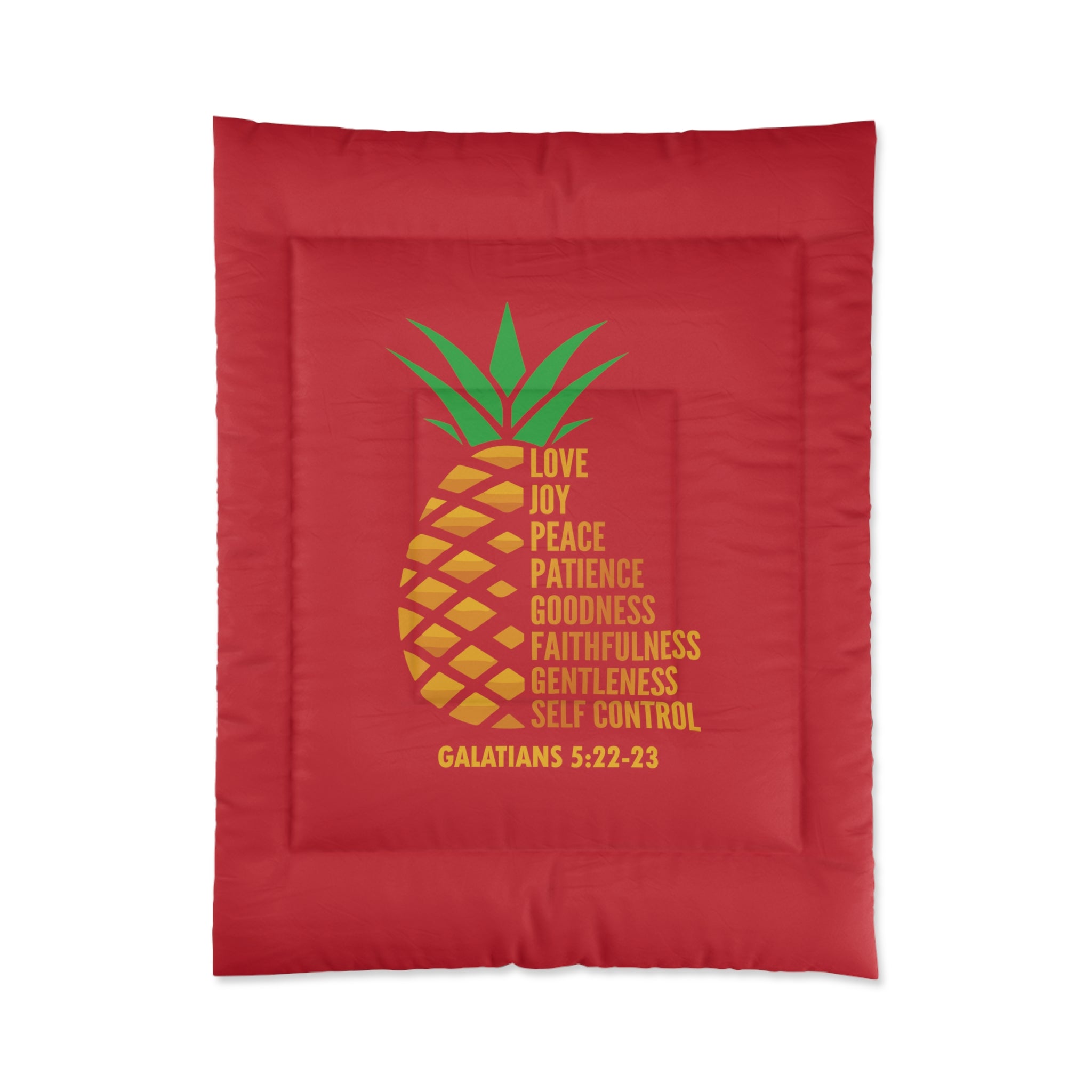 Love Joy Peace Comforter