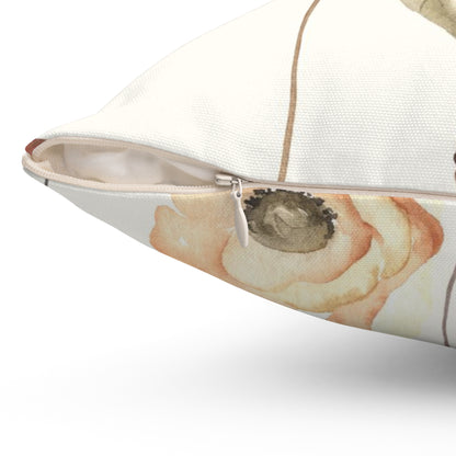 Spun Polyester Square Pillow