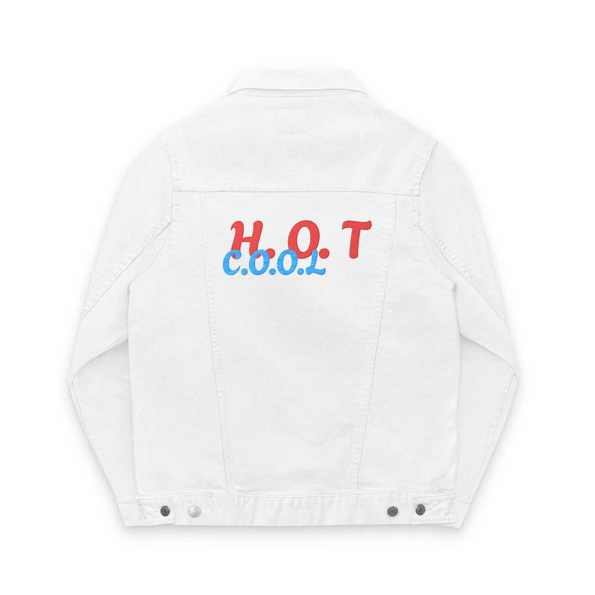 Stylish Unisex Embroidered Denim Jacket - Casual, Versatile, Gift for Birthdays, Holidays, Summer Outfits, Trendy Layering Printify