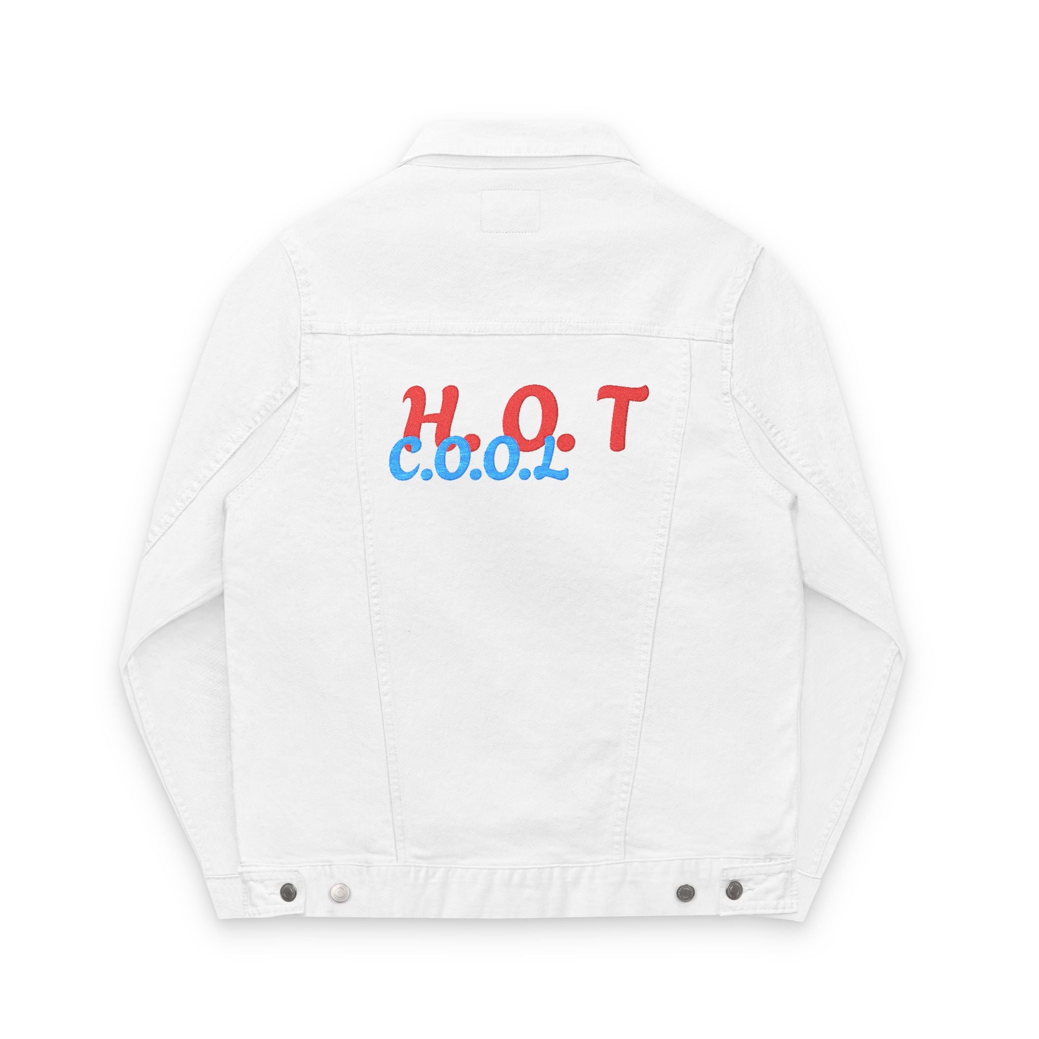 Stylish Unisex Embroidered Denim Jacket - Casual, Versatile, Gift for Birthdays, Holidays, Summer Outfits, Trendy Layering Printify