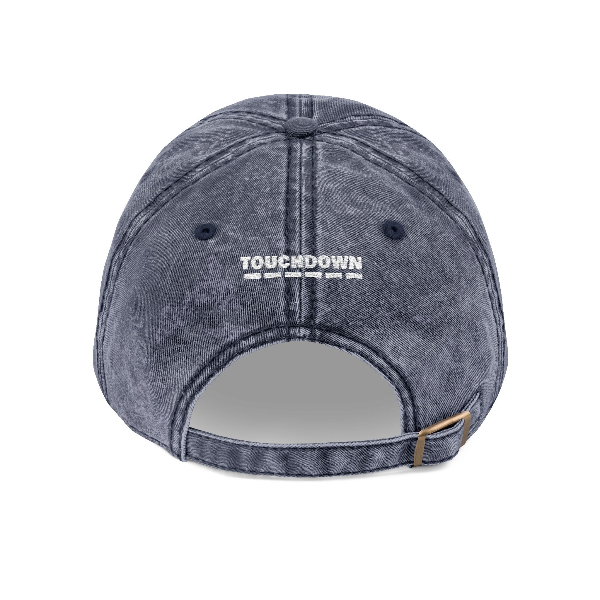 Embroidered Vintage Cap - Touchdown Sports Fan Hat