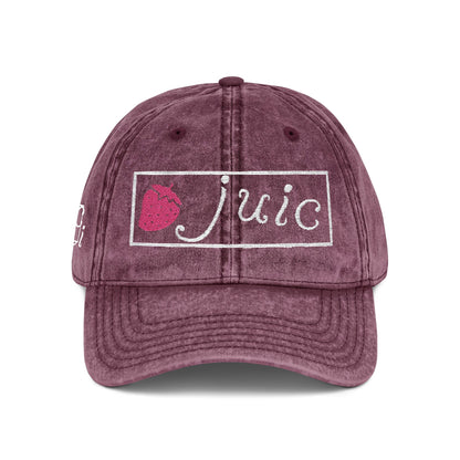 Embroidered Vintage Cap - Juic Cap Design