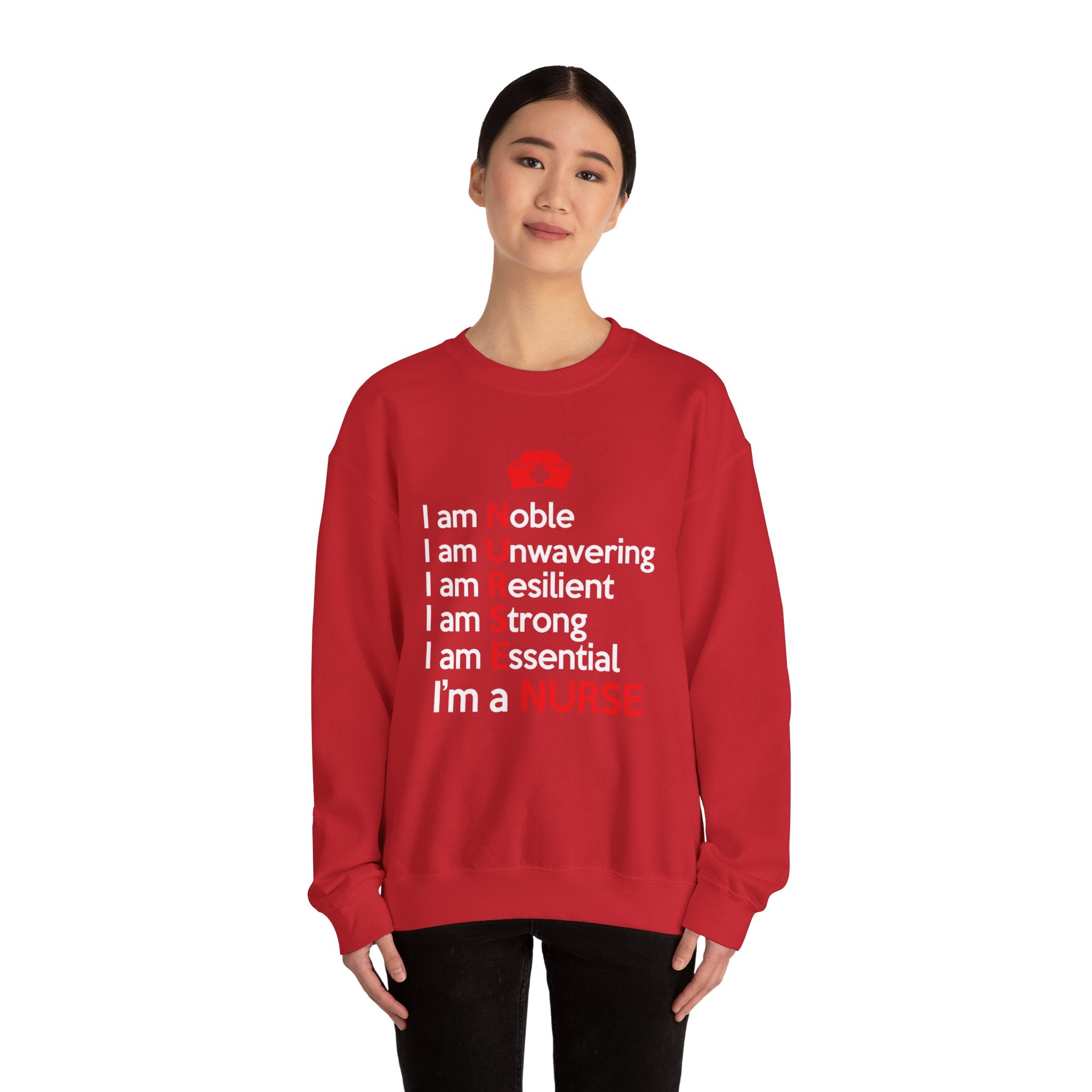 Je suis noble, je suis un sweat-shirt unisexe inébranlable 